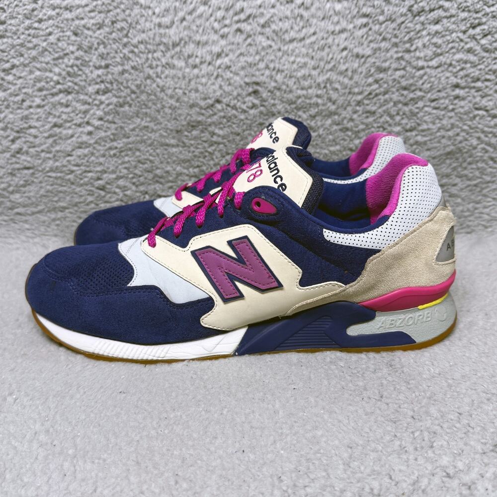 New Balance 878 Mens Size 11.5 Sneakers Shoes Blue Purple Suede ML878MBP RARE - Picture 3 of 9